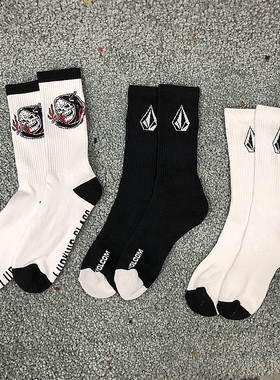 SOCK DAD美系重磅中筒毛巾底白袜子男女休闲吸汗运动袜cityboy