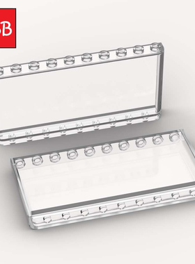小颗粒积木1x10x4透明墙板兼容65735零件DIY橱窗配件大厦玻璃墙面