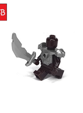 小积木颗粒11098胸甲盔甲护胸配件60752大刀人仔手持武器冷兵器