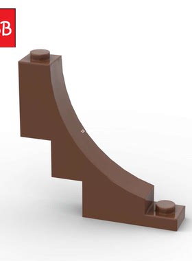小积木颗粒反1x5x4高拱形中式园林圆门30099零件MOC树干拱门桥梁