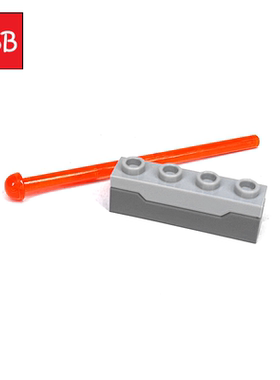 小积木颗粒弹簧发射器15301特殊配件8L弹箭飞镖15303零件弹射装置