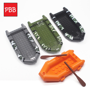 小积木颗粒小船62812橡皮艇30086气垫船2542船桨交通工具92710艇