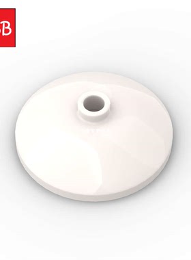 小积木颗粒3x3点直径24mm灯罩圆形雷达43898通用圆板DIY圆罩配件