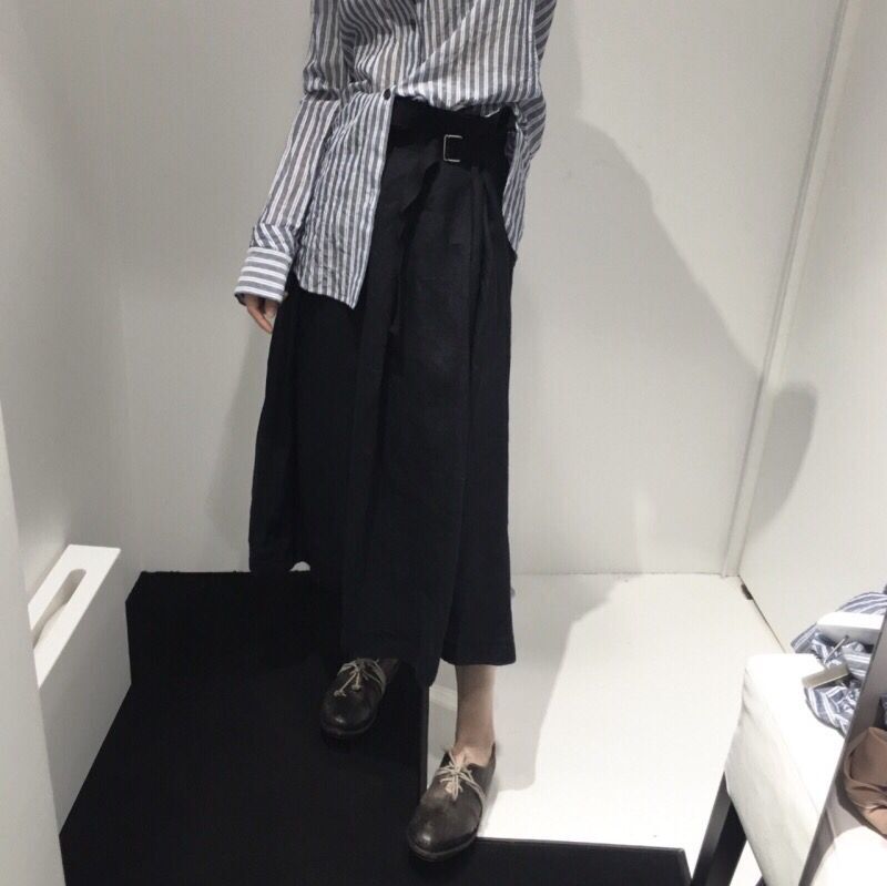 yohji cdg egg春夏苎麻显瘦百褶裙调节绑带半身裙百搭宽松舒适在类目 女装/女士精品, 半身裙中 - 来自Buy2taobao.com提供专业的淘宝代购服务