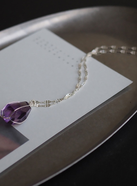 随形天然超七水晶手工制作项链