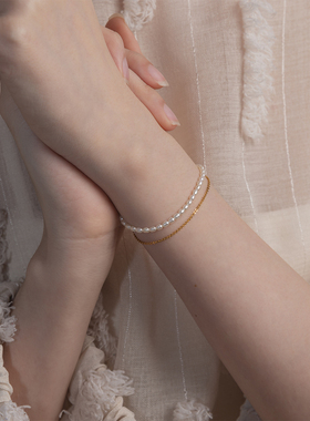 lemon原创设计14K包金迷你手链