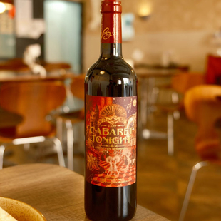 波尔多右岸经典 梅洛法国原瓶进口午夜卡巴莱赤霞珠混酿干红葡萄酒