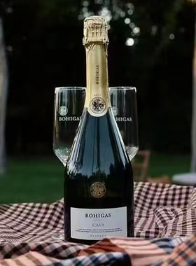 博佳卡瓦西班牙宝格家族珍藏Cava霉霉明星同款干型小香槟气起泡酒