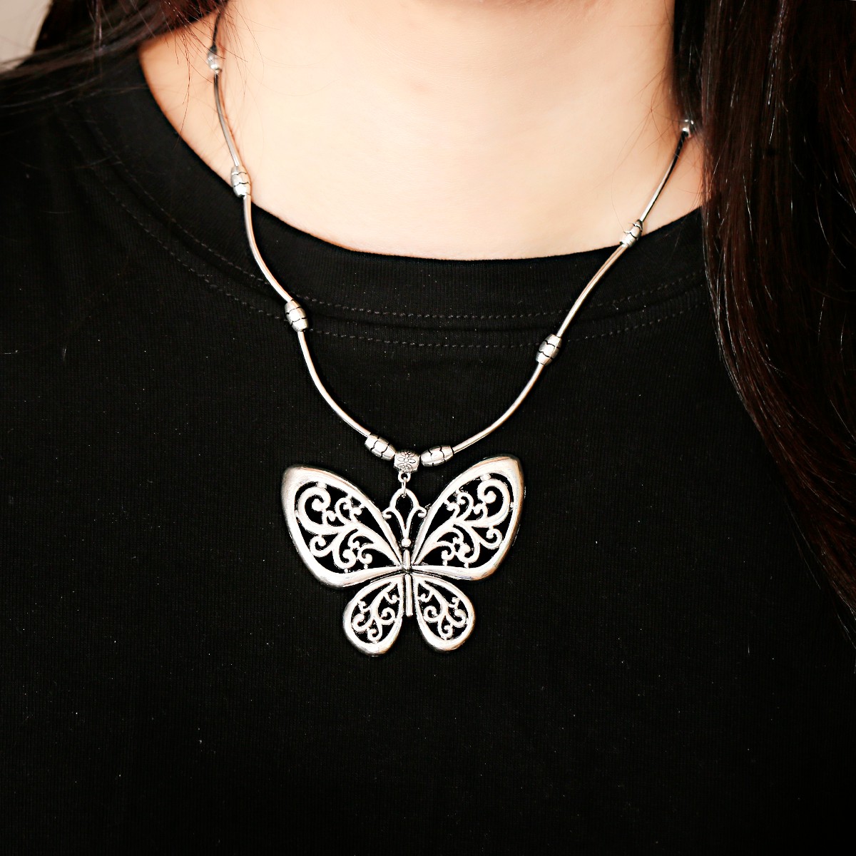 复古毛衣链轻奢小众民族风项链女