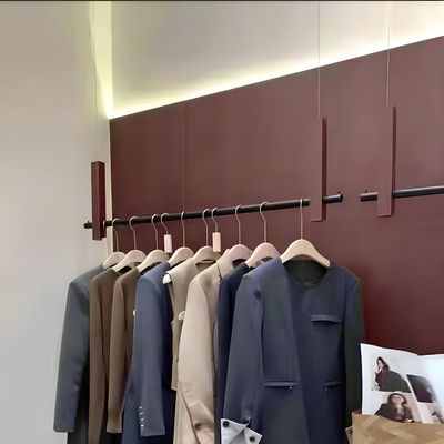 服装店吊架婚纱架黑色仿胡桃木