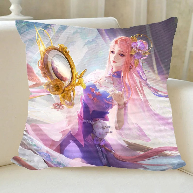 王昭君抱枕十字绣2022新款王者荣耀乞巧织情简单自己手工绣枕头套
