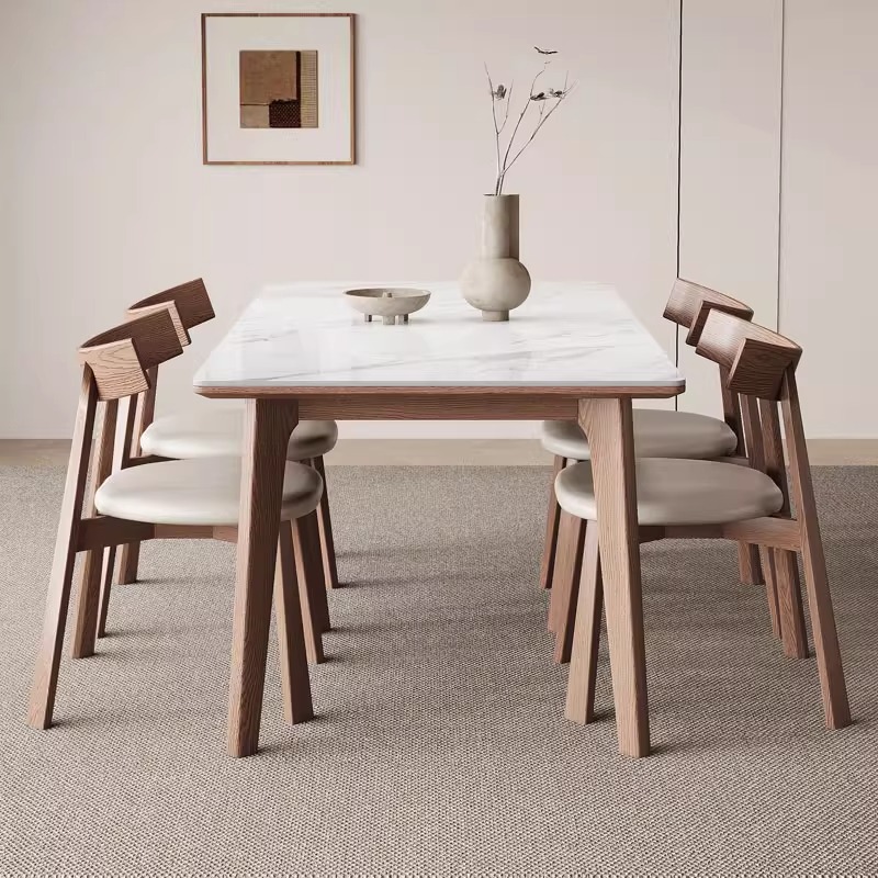 实木岩板餐桌厂家直销