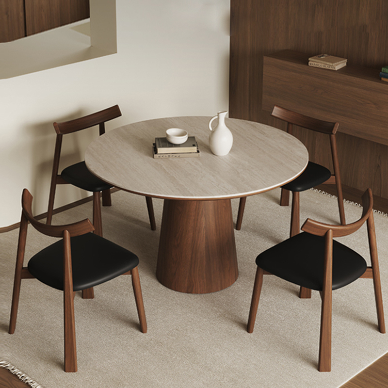 梦欧洞石岩板餐桌厂家直销