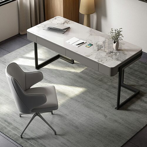 厂家直销岩板书桌现代简约书桌