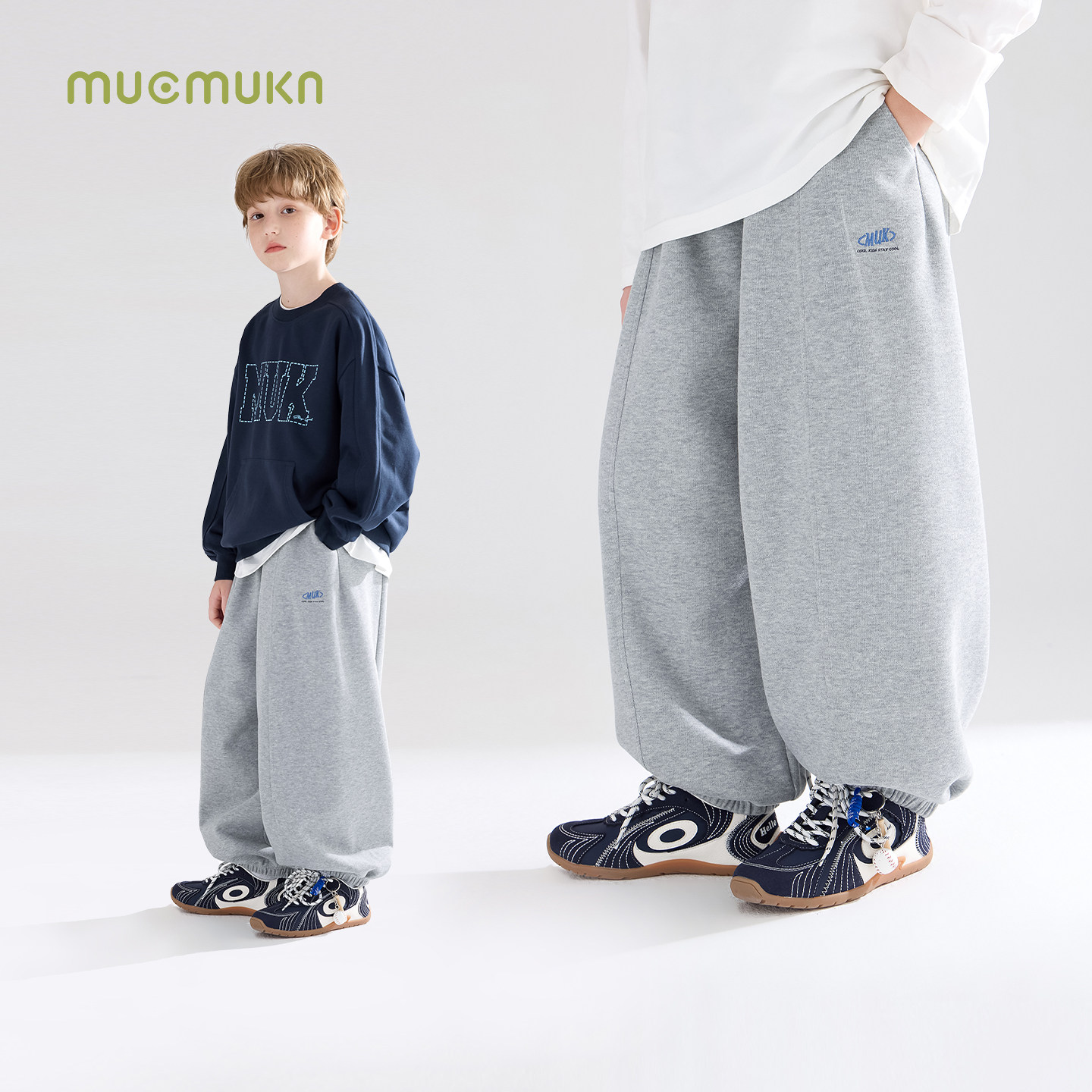 【活力棒球部】软糯亲肤棉美式复古绣花宽松运动针织裤子男童秋新,童装/婴儿装/亲子装,裤子,淘宝优惠券,粉丝福利购,淘宝优惠卷