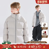 潮牌机能感印花羽绒服90绒外套男童冬新款 MUCMUKN 三防安心绒