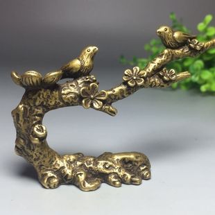 纯黄铜实心倒流香香薰小摆件祥云莲花佛手仿古古玩小铜器香架香托