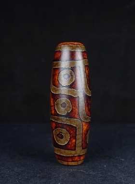 藏区回流老料真品玛瑙玉髓九眼天珠天然天眼珠锁骨项链吊坠送挂绳