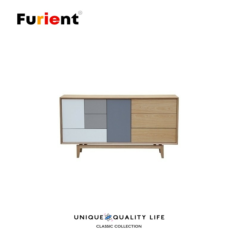Furient北欧实木 设计师家具 platform sideboard储物柜 餐边柜
