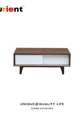 Furient北欧实木 modern retro media储物茶几 小户型客厅咖啡桌