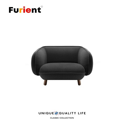 Furient创意设计师家具 basset 1-seater sofa/巴塞特单人位沙发