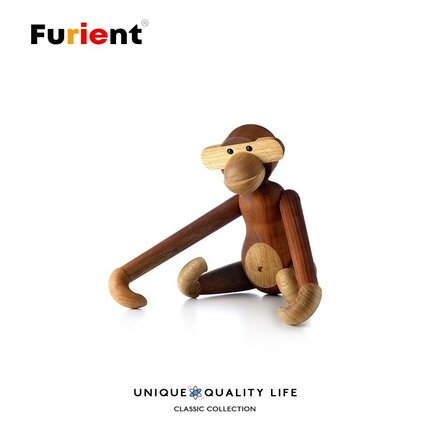 Furient创意设计师摆件 kay bojesen monkey木偶猴子工艺装饰品