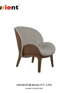 Furient北欧实木 设计师家具 kalin armchair卡利纳高档休闲椅