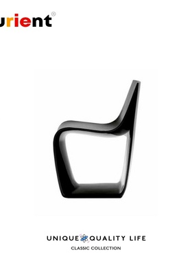 Furient创意设计师家具 sign chair/符号椅 玻璃钢户外休闲餐椅
