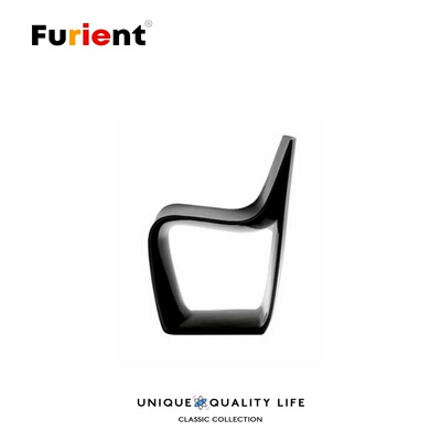 Furient创意设计师家具 sign chair/符号椅 玻璃钢户外休闲餐椅