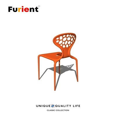 Furient设计师家具 supernatural chair/超自然椅 塑料镂空餐椅