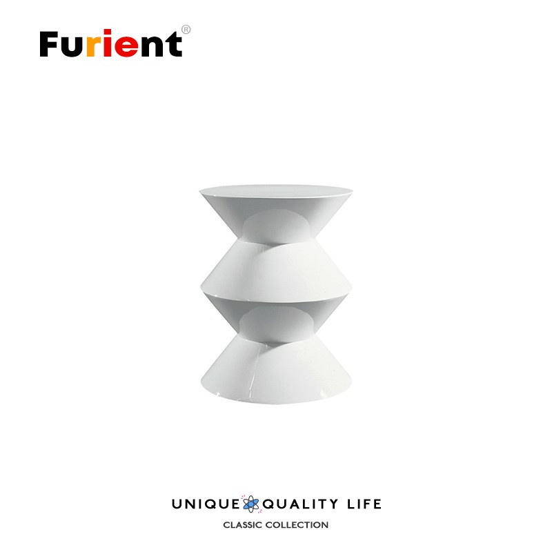 Furient设计师家具 cesar side table塞萨尔茶几 玻璃钢角几边几