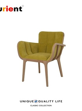 Furient北欧实木 创意设计师家具 kago easy chair/日本轿子椅