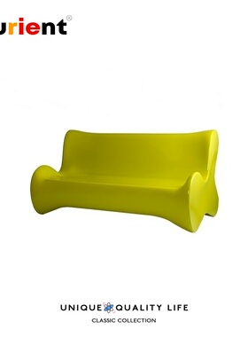 Furient创意设计师家具 doux sofa/甜心沙发 玻璃钢户外休闲沙发