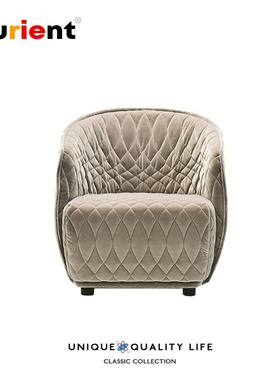 Furient设计师家具 redondo 1 seat sofa/小户型客厅单人位沙发