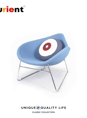 Furient创意设计师家具 k2 lounge chair/羊绒布艺术摄影休闲椅
