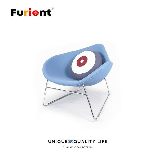 Furient创意设计师家具 k2 lounge chair/羊绒布艺术摄影休闲椅