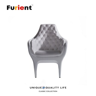 Furient设计师家具 poltronas showtime armchair真皮沙发椅