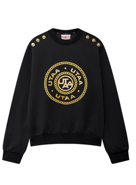 韩国代购UTAA 高端高尔夫球服25年秋冬女士圆领卫衣UE4TMF131