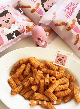 2袋包邮 韩国CU便利店 loopy露比玫瑰味辣炒年糕条脆条米果条零食