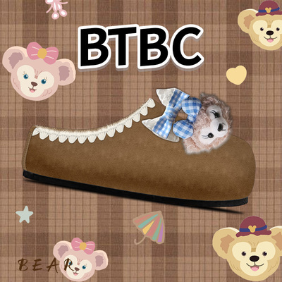 BTBC·【仔仔】2025冬季加绒厚底增高5CM勃肯鞋原创百搭休闲鞋女
