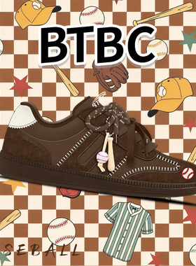 BTBC 【棒球鞋】2025年秋季ins风休闲鞋百搭休闲鞋原创设计原宿