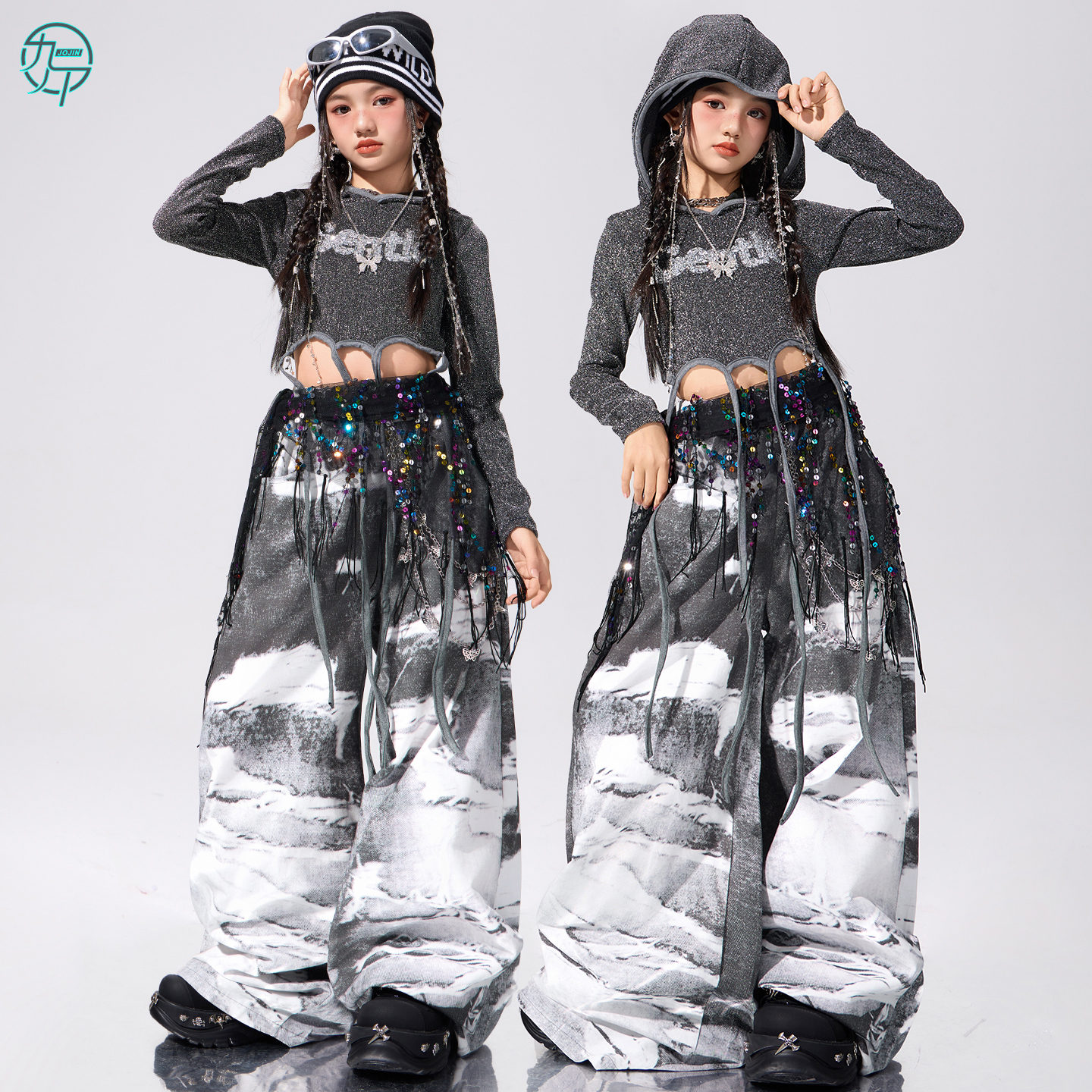 女团时髦jazz爵士舞韩舞表演出服