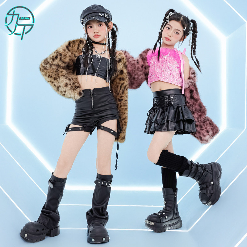 儿童短款外套jazz爵士舞走秀潮服
