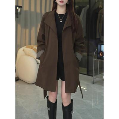 秋冬新款风衣外套女高级