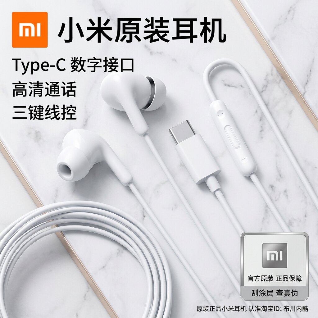 小米耳机原装正品17 Ultra Pro Max 15 14 13红米K90 Note13有线
