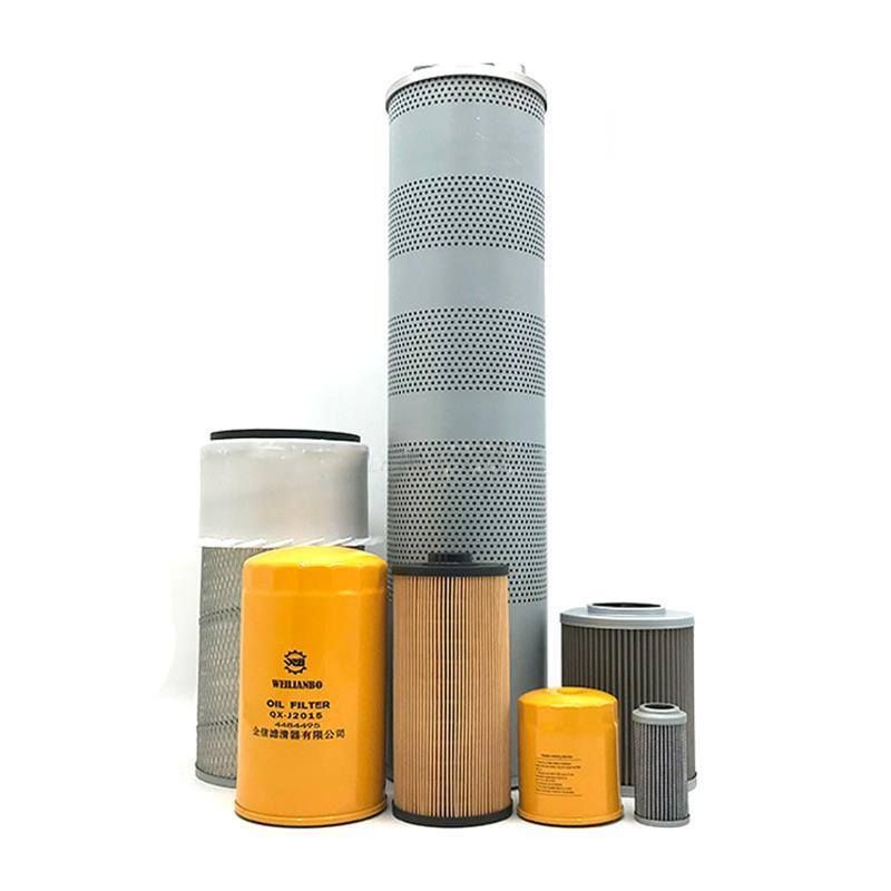 挖掘机配件 厦工XG815EL机油滤芯柴油格空气滤芯油水纸柴液压滤芯
