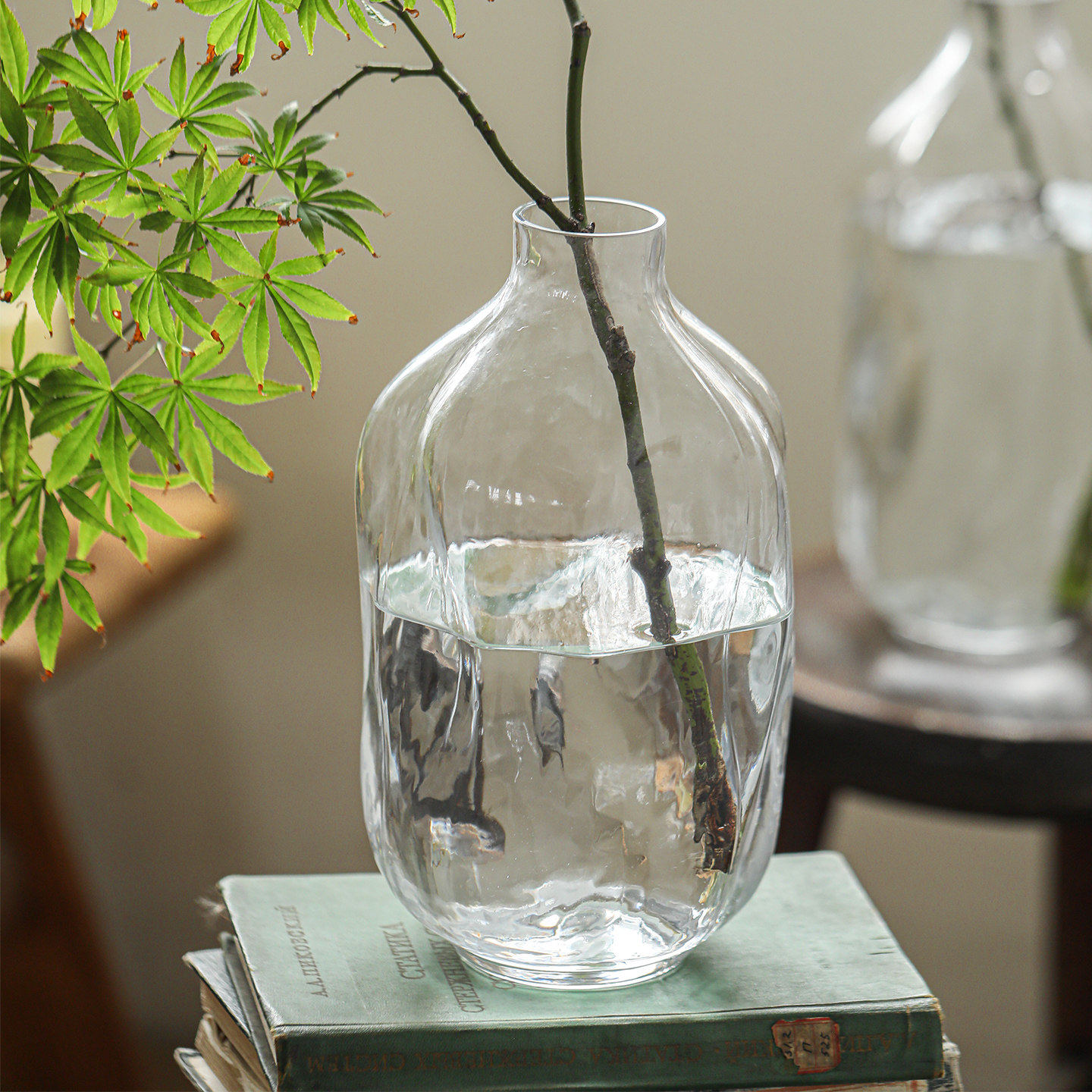 北欧自然形态侘寂风马醉木水波纹不规则玻璃小口花瓶客厅落地花器,鲜花速递/花卉仿真/绿植园艺,花瓶,淘宝优惠券,粉丝福利购,淘宝优惠卷