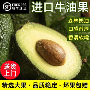 秘鲁进口牛油果新鲜水果整箱大果当季鲜果即食鳄梨熟果墨顺丰西哥