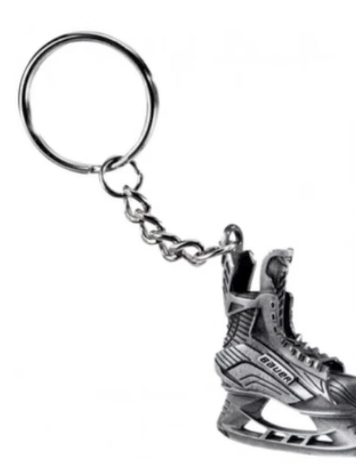 Ice hockey shoe keychain, ice hockey memorabilia, gift keychain, ice hockey doll