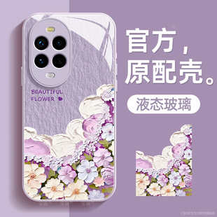 油画花适用华为nova14手机壳nova14pro保护套nova14ultra液态钢化玻璃硅胶超薄镜头全包防摔新年款女生带挂绳